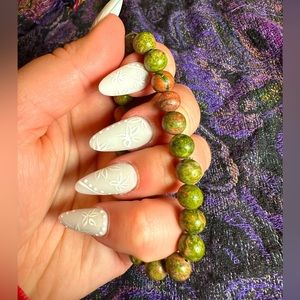 Unakite Crystal Bracelet